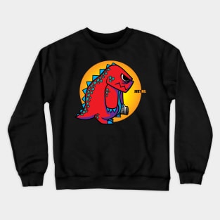 Godzilla needs to fuel-up with coffee Crewneck Sweatshirt